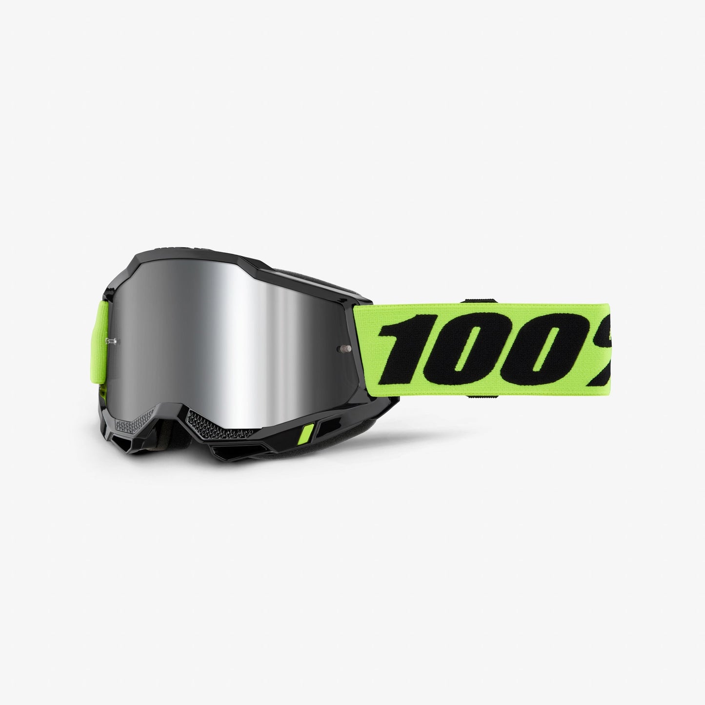 Gogle 100% ACCURI 2 Żółte Wizjer Silver Mirror