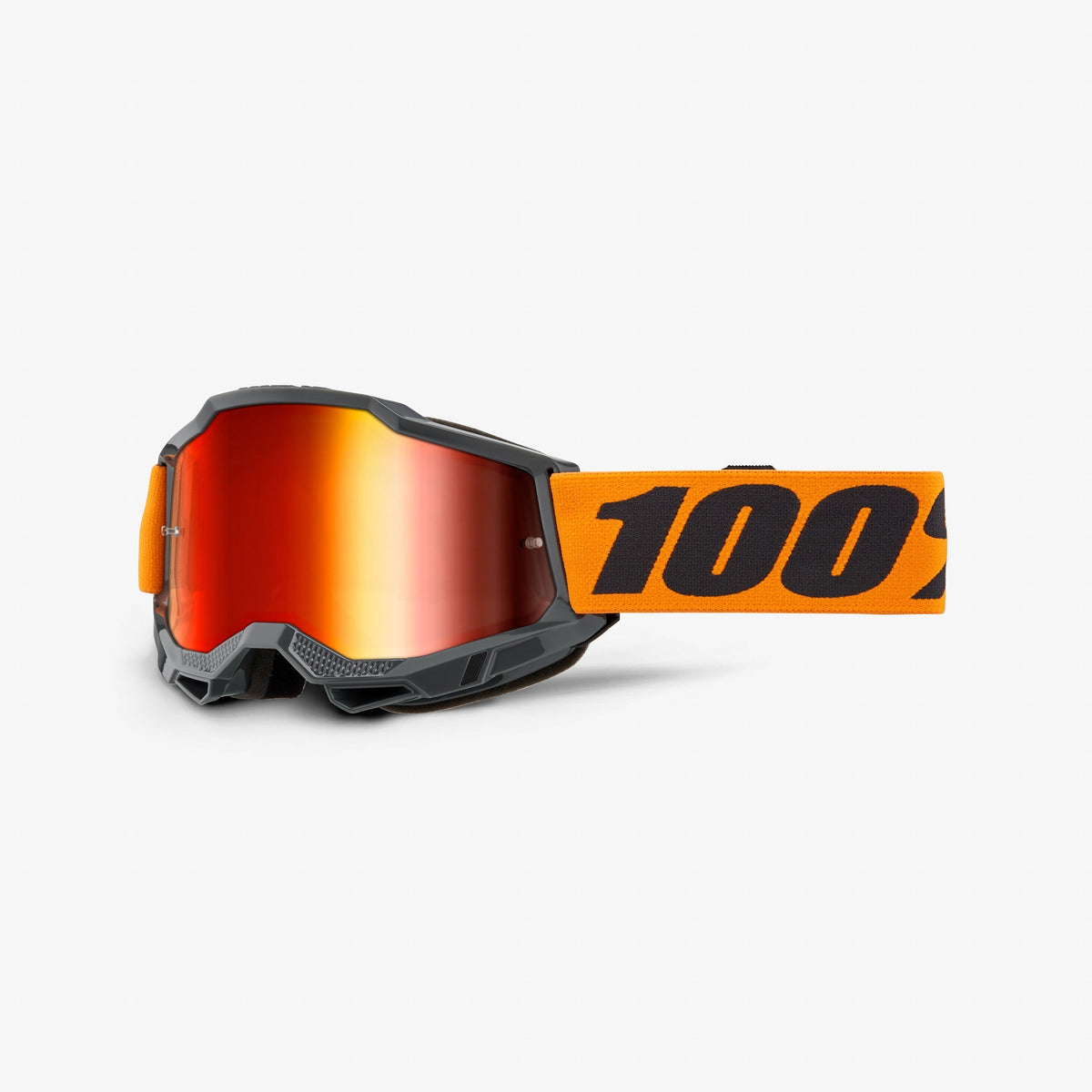 Maska 100% ACCURI 2 Orange Ekran Red Mirror