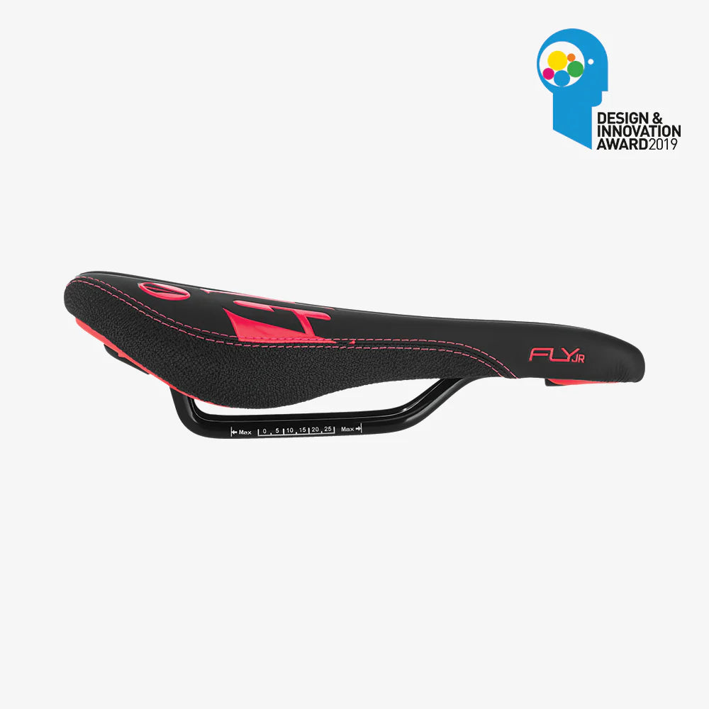 Siodełko SDG FLY Junior czarne/czerwone