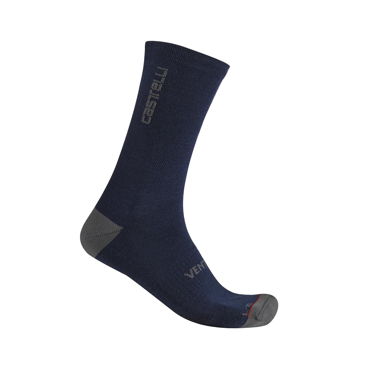 CASTELLI VENTI SOFT MERINO Skarpety niebieskie