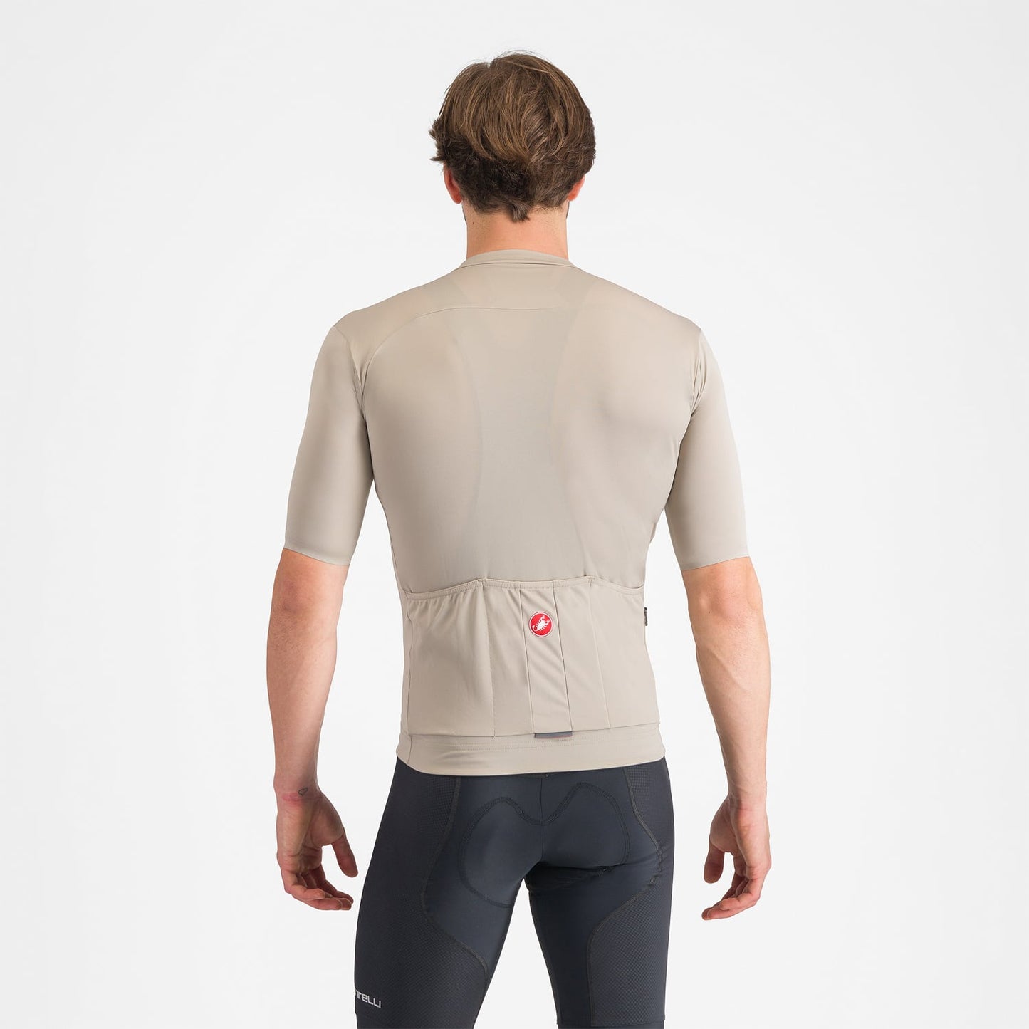 CASTELLI PROLOGO LITE Jersey z krótkim rękawem beżowy