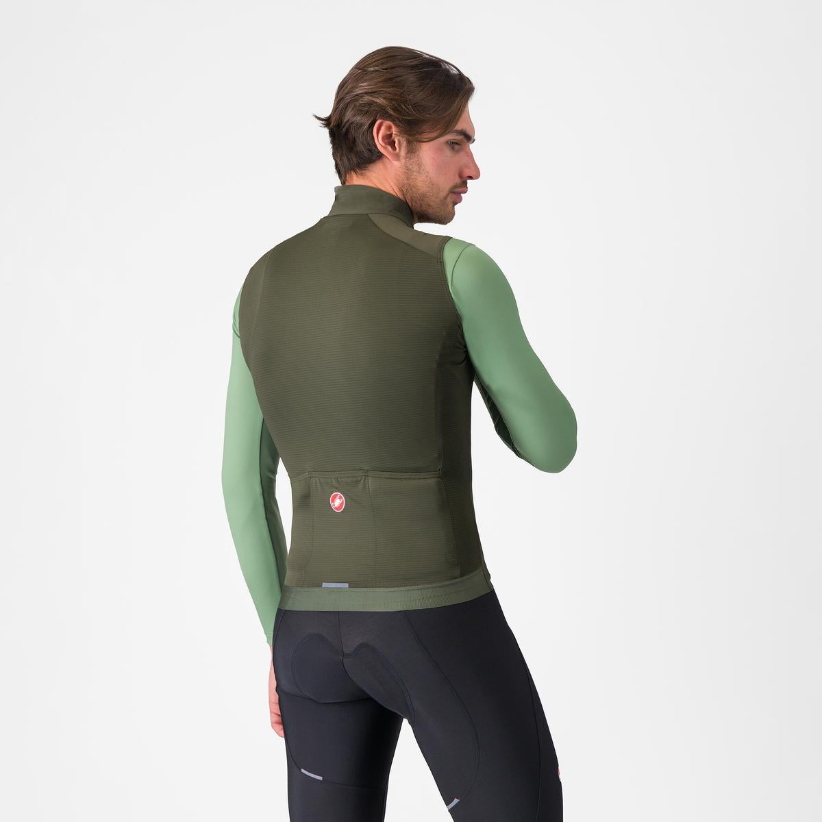CASTELLI ESPRESSO Sleeveless Jacket Green