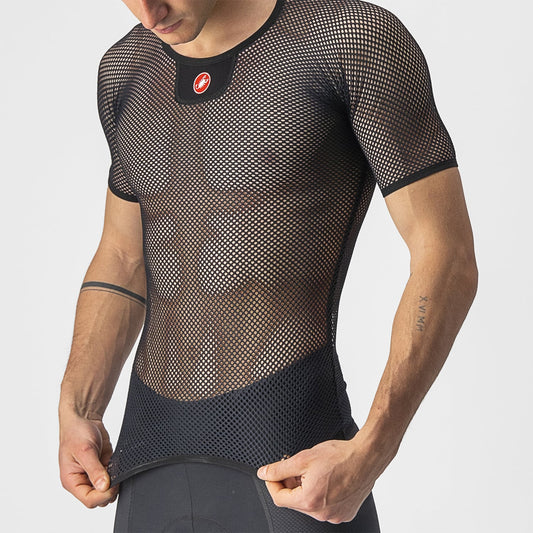 CASTELLI CORE MESH 3 Bielizna z krótkim rękawem czarny