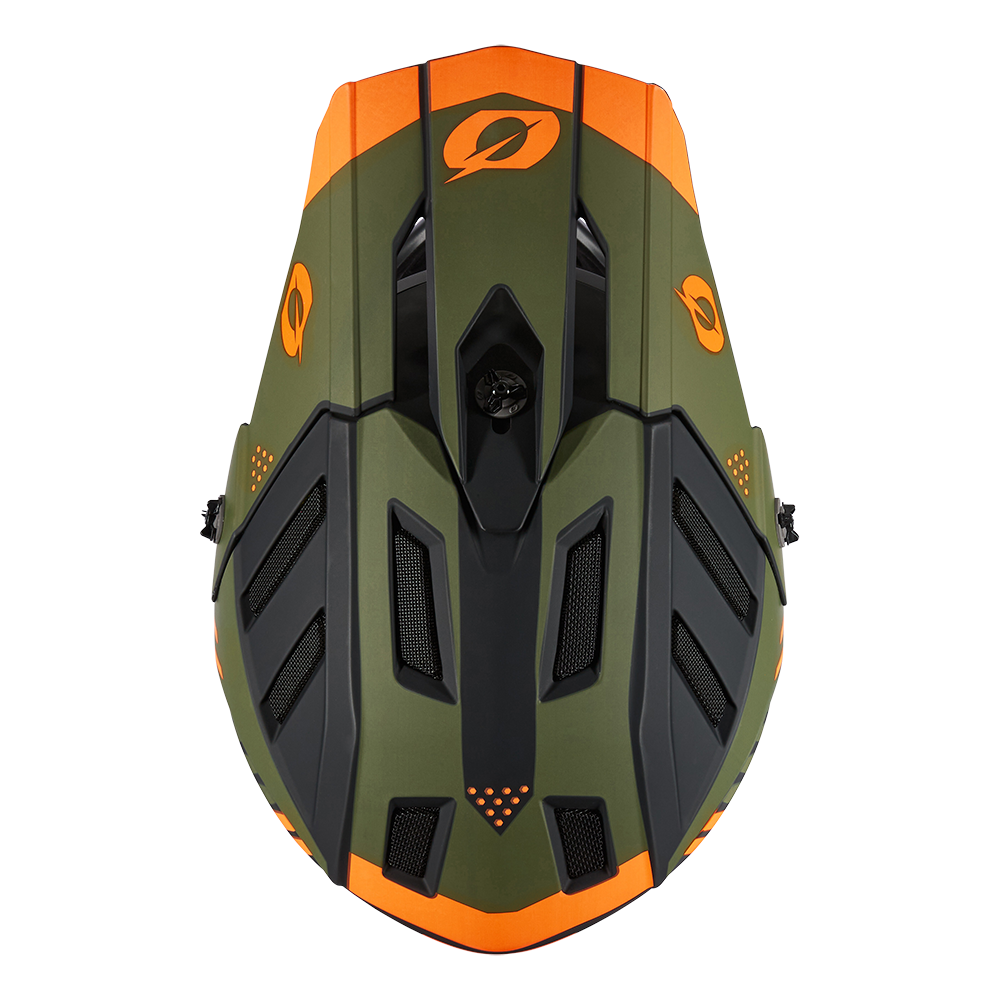 Kask MTB O'NEAL BACKFLIP STRIKE czarny/pomarańczowy/zielony