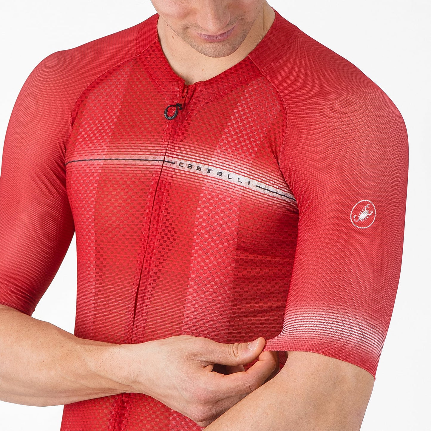 Koszulka z krótkim rękawem CASTELLI CLIMBER'S A/C czerwona