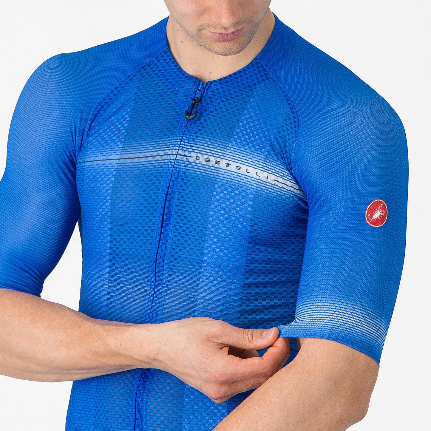 CASTELLI CLIMBER'S A/C Short Sleeve Jersey Blue