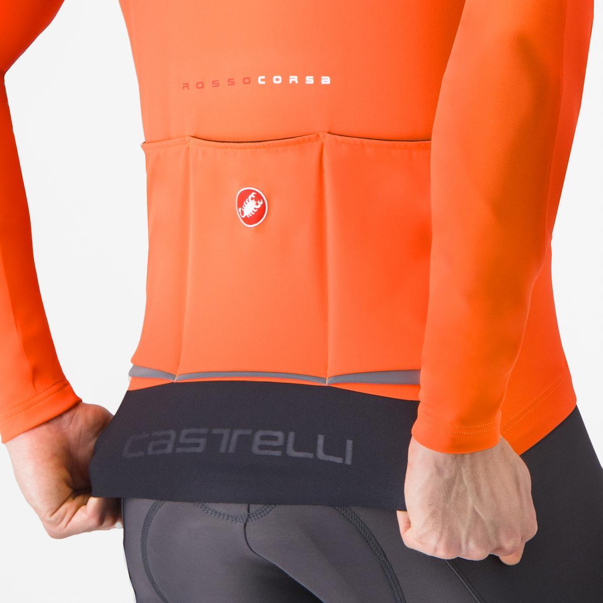 Kurtka CASTELLI PERFETTO AIR pomarańczowo-czarna