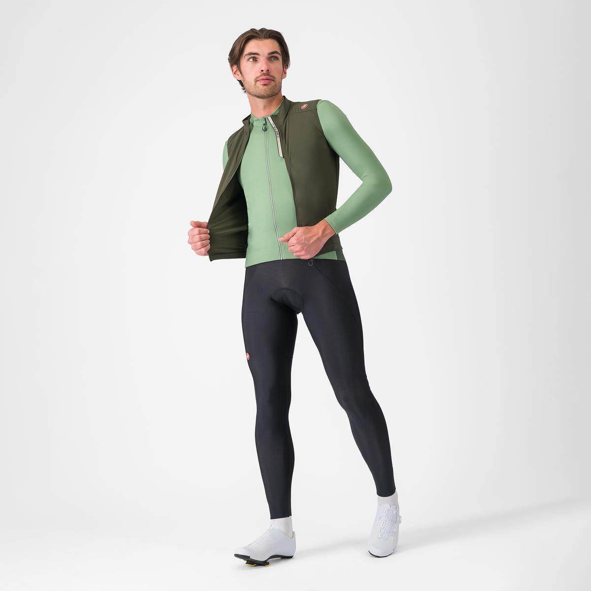 CASTELLI ESPRESSO Sleeveless Jacket Green