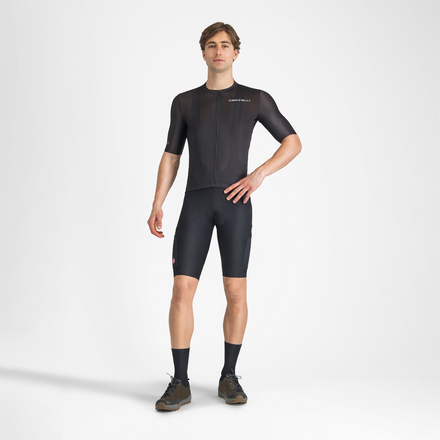 CASTELLI UNLIMITED ENTRATA 3 Koszulka z krótkim rękawem czarna
