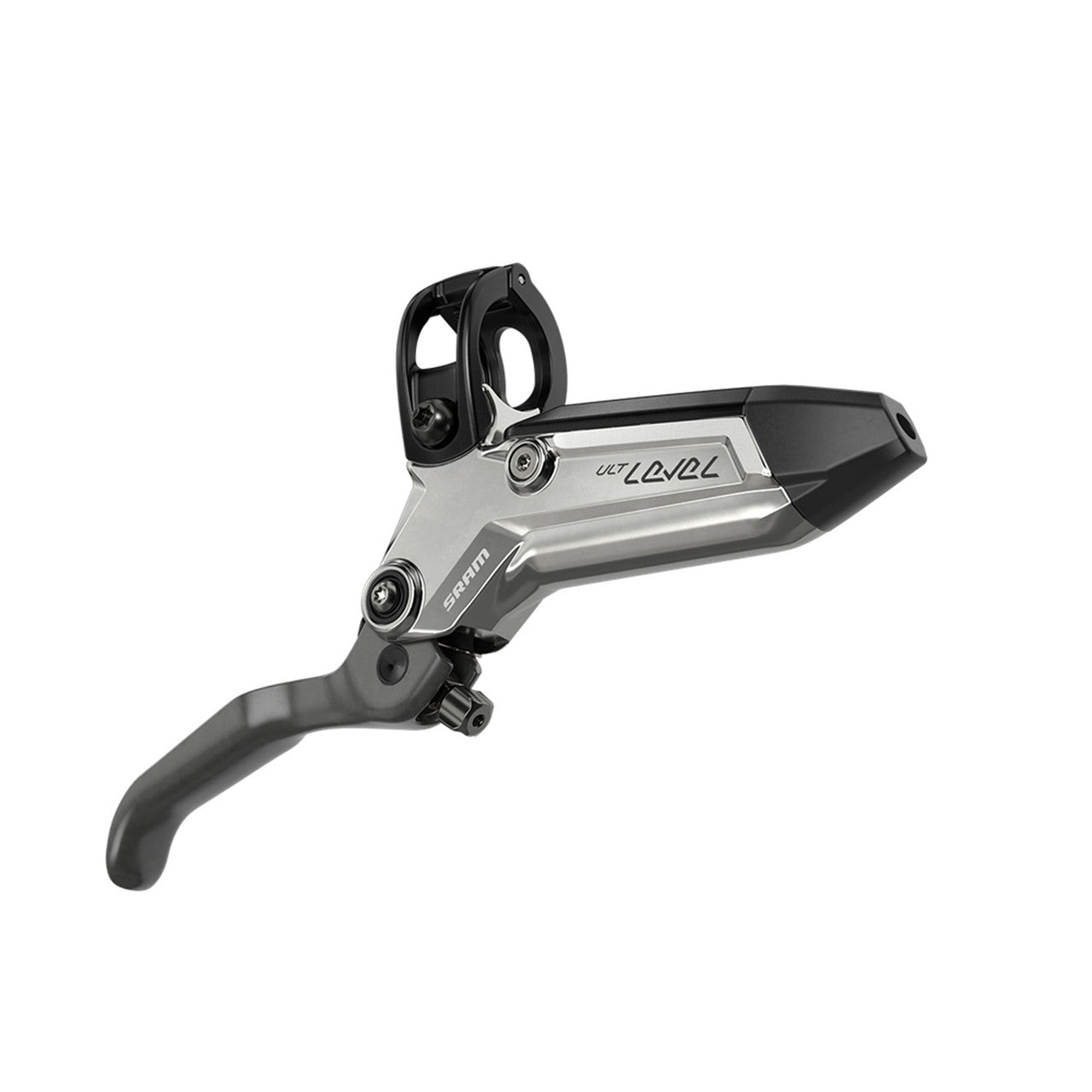 SRAM LEVEL ULTIMATE STEALTH 4-tłoczkowy tylny hamulec z włókna węglowego Srebrny tytanowy osprzęt