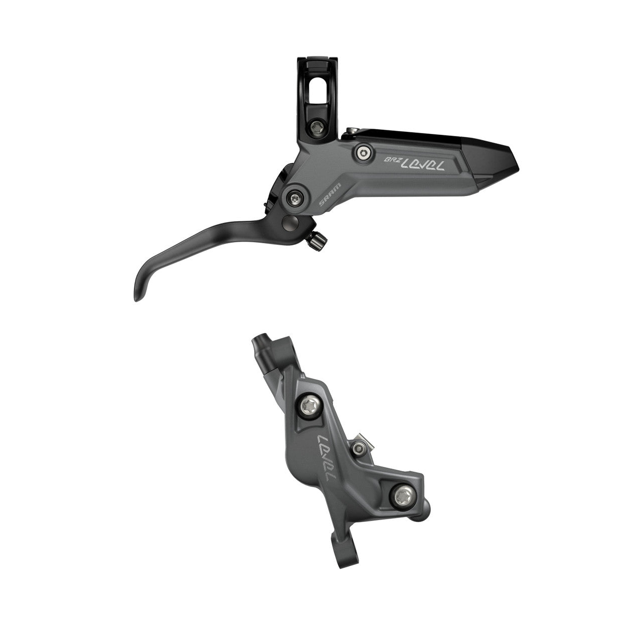 4-tłoczkowy hamulec przedni SRAM LEVEL BRONZE STEALTH Grey