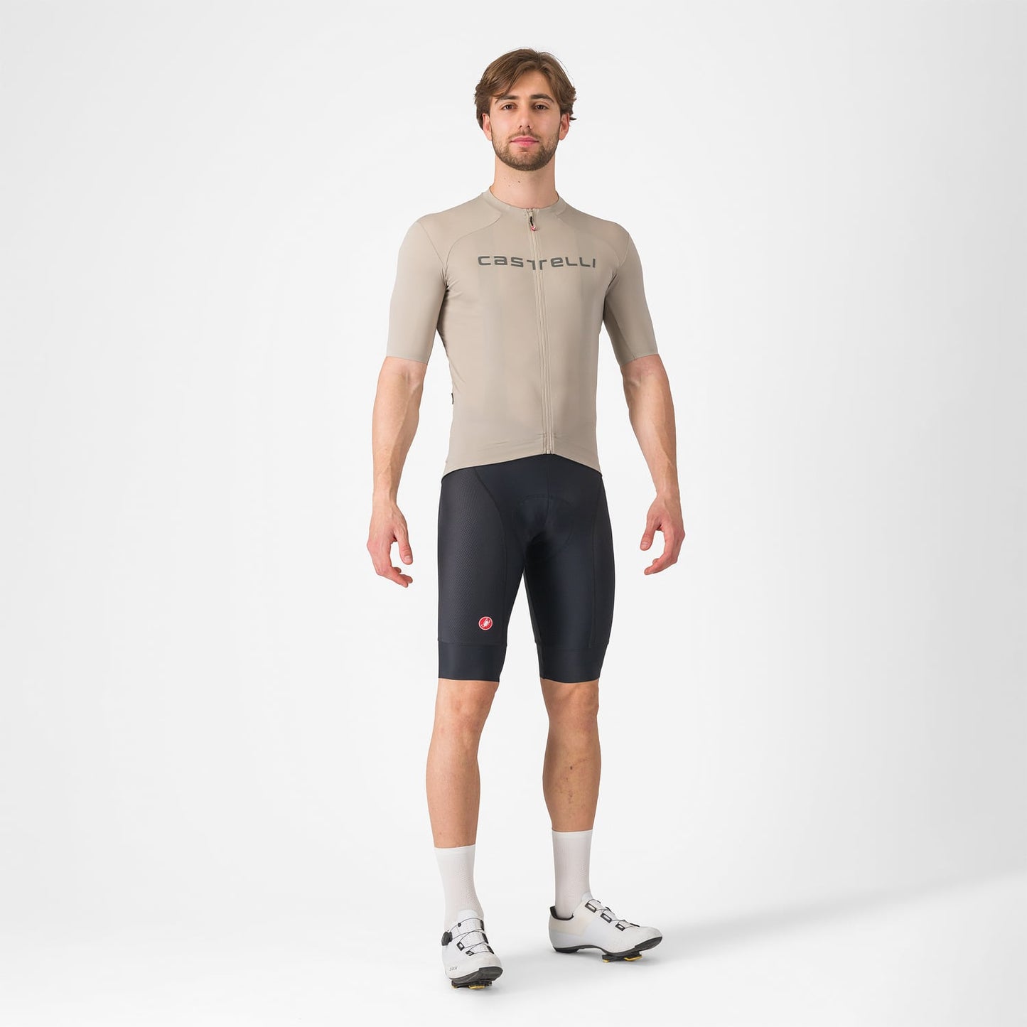 CASTELLI PROLOGO LITE Jersey z krótkim rękawem beżowy