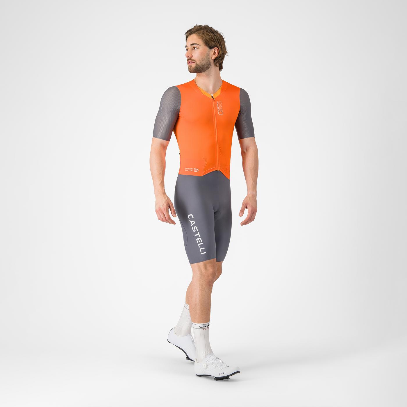 CASTELLI SATURDAY MORNING Jumpsuit Orange/Grey