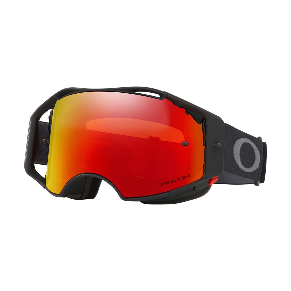 OAKLEY Airbrake MTB Black Gunmetal Prizm Mx Torch Iridium Goggle OO7107-01