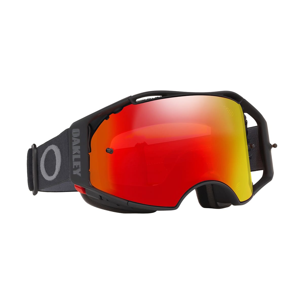 OAKLEY Airbrake MTB Black Gunmetal Prizm Mx Torch Iridium Goggle OO7107-01