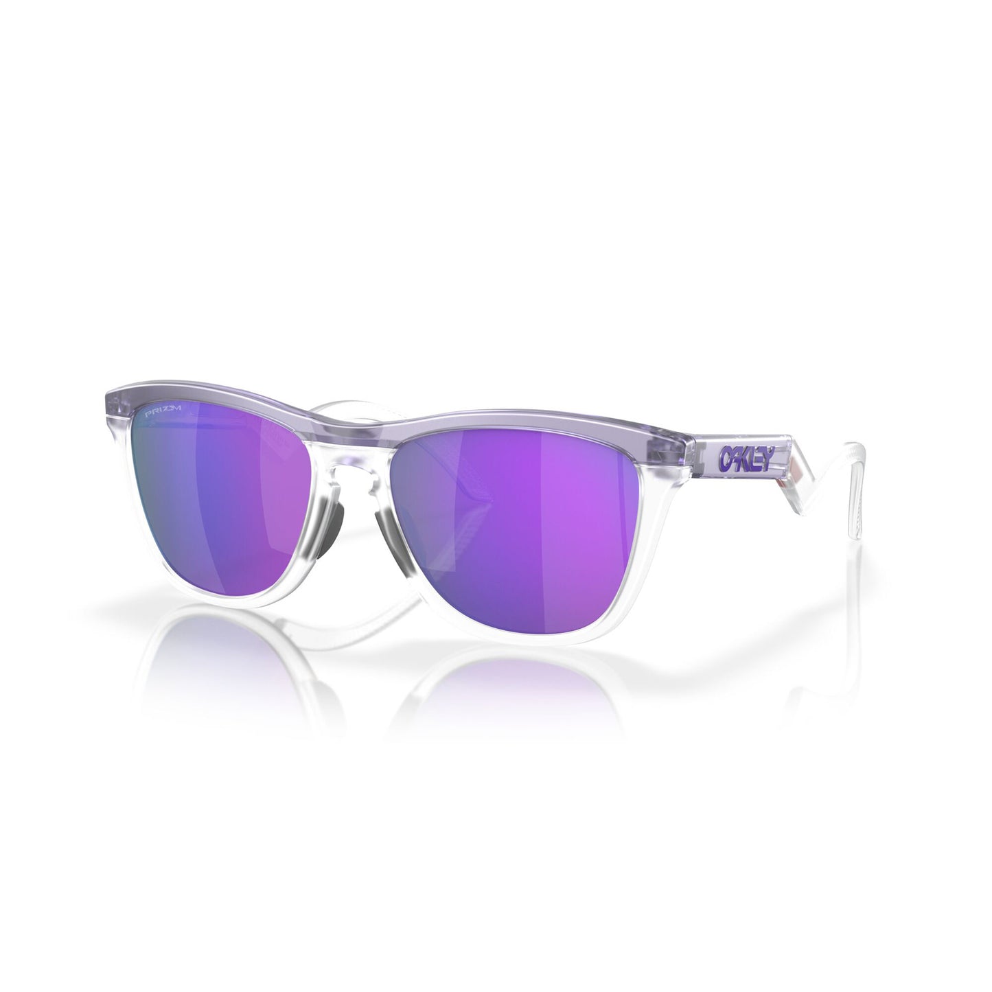 Okulary OAKLEY FROGSKINS HYBRID Matte Trans lilac/clear Prizm Violet