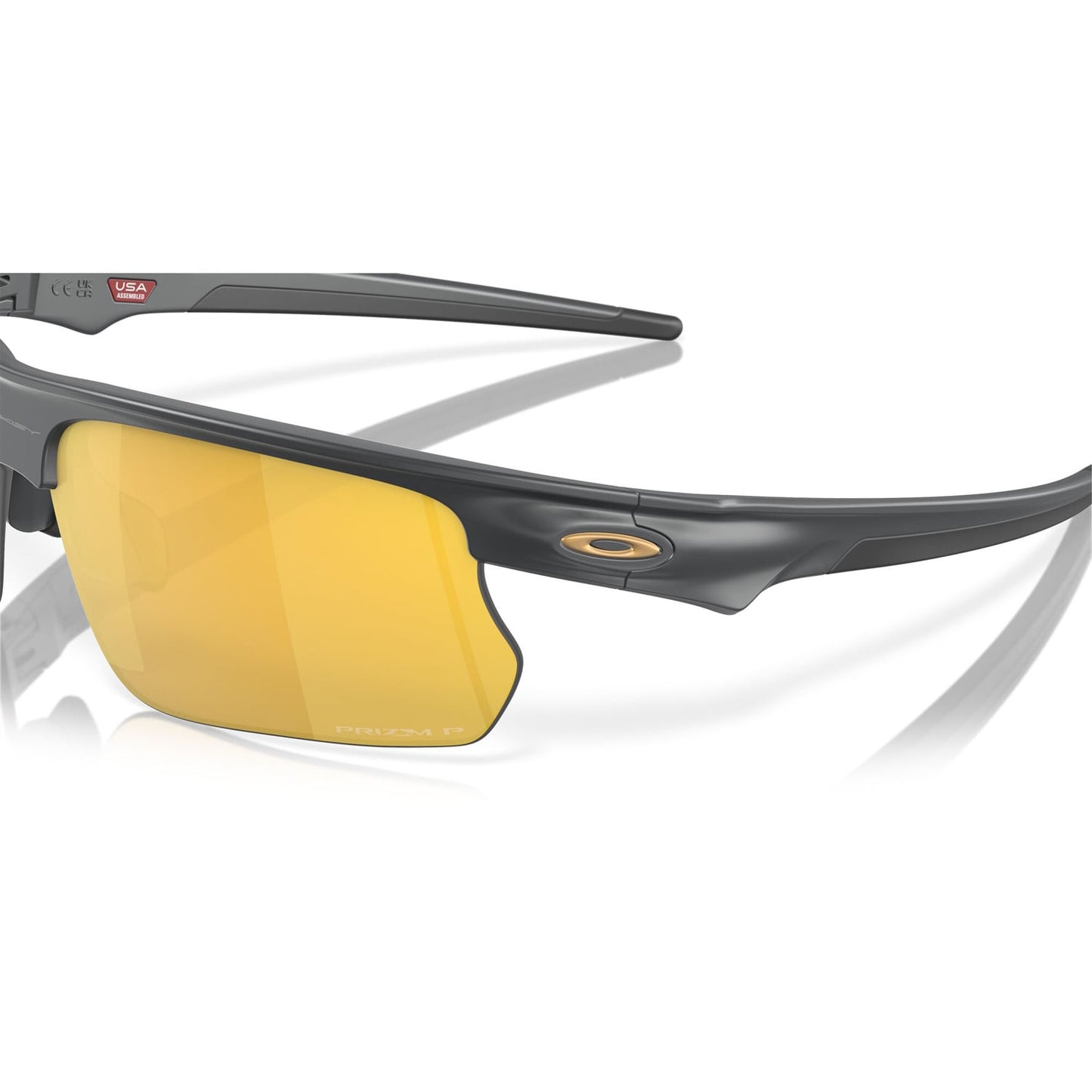 OAKLEY BISPHAERA Carbon Matt Prizm 24K Polarized Glasses - 0OO9400-1268