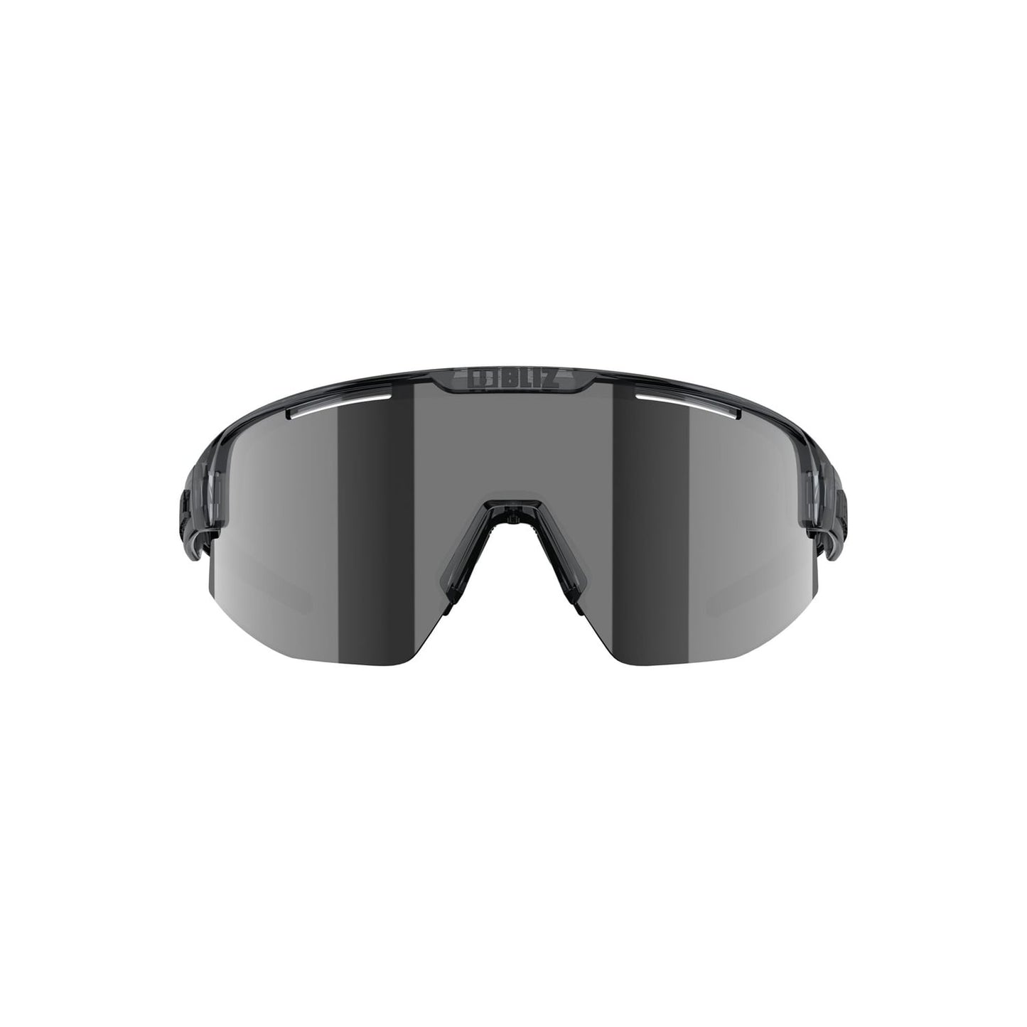 BLIZ MATRIX Glasses Crystal Black Smoke Screen Silver
