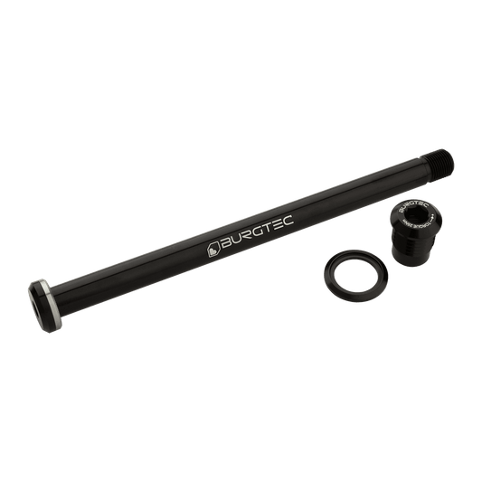 Oś tylnego koła BURGTEC 174 mm do ramy Yeti czarna