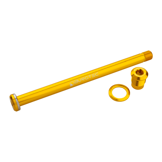 Oś tylnego koła BURGTEC 174 mm do ramy Yeti Gold