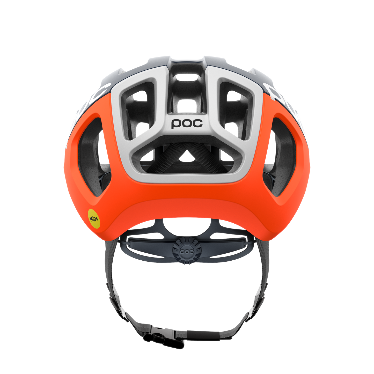 Kask szosowy POC VENTRAL AIR MIPS granatowy/pomarańczowy/biały matowy