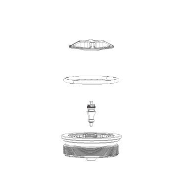 Kompletna zaślepka komory opony ROCKSHOX ZEB 38 mm A1 (2021+)