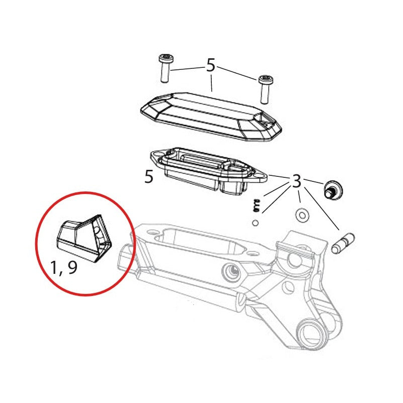 Osłona przewodu hamulcowego SRAM MAVEN Ultimate/Silver/Bronze (x2)