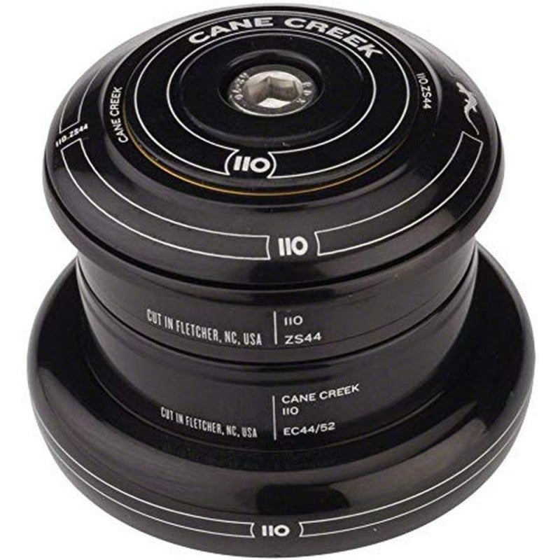 Headset CANE CREEK 110 Tapered , 1 1/8"-1.5", ZS44/28.6/H8 | EC44/40, short, black