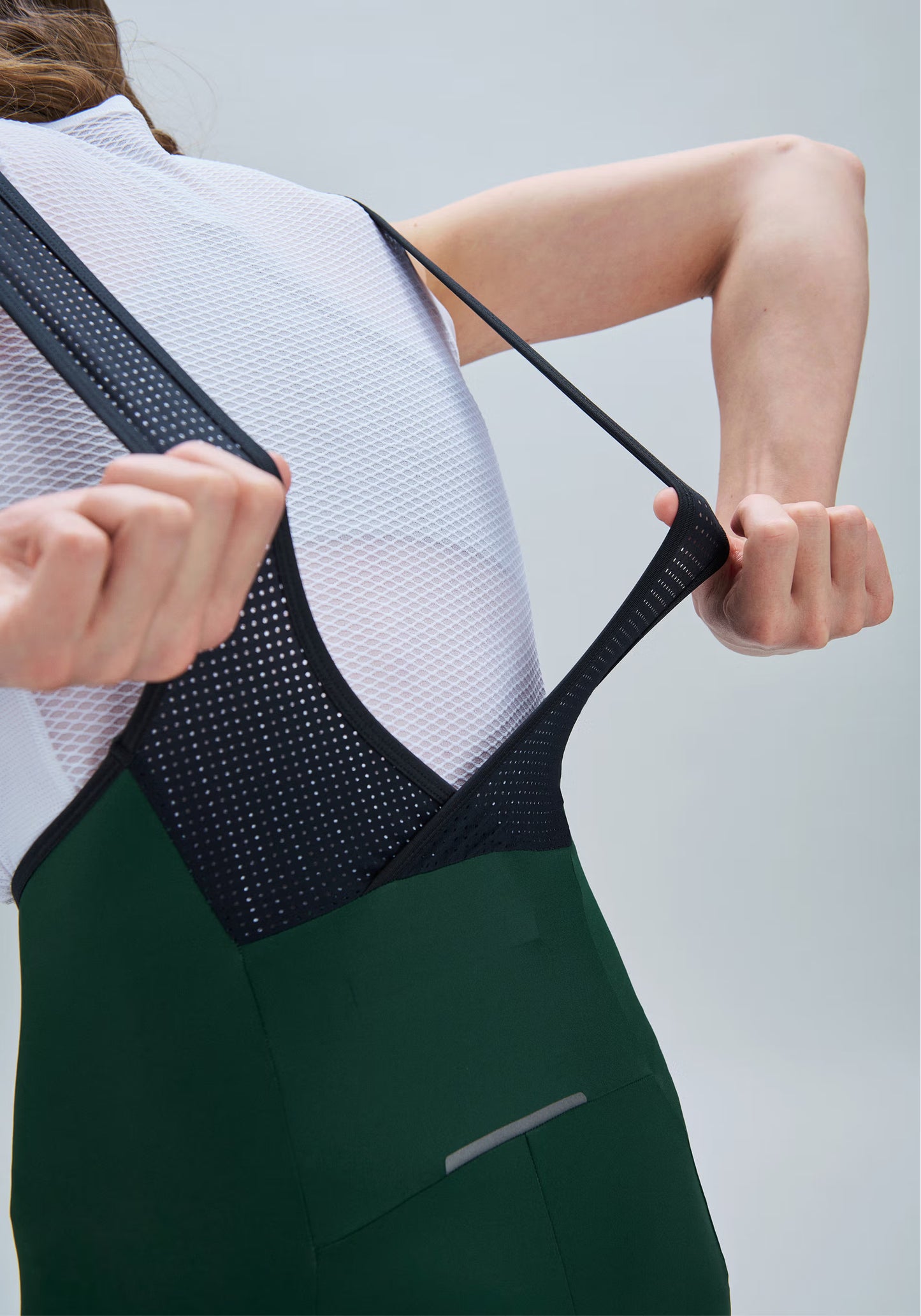 Damska koszulka termoaktywna POC CADENCE Bib Tight Green