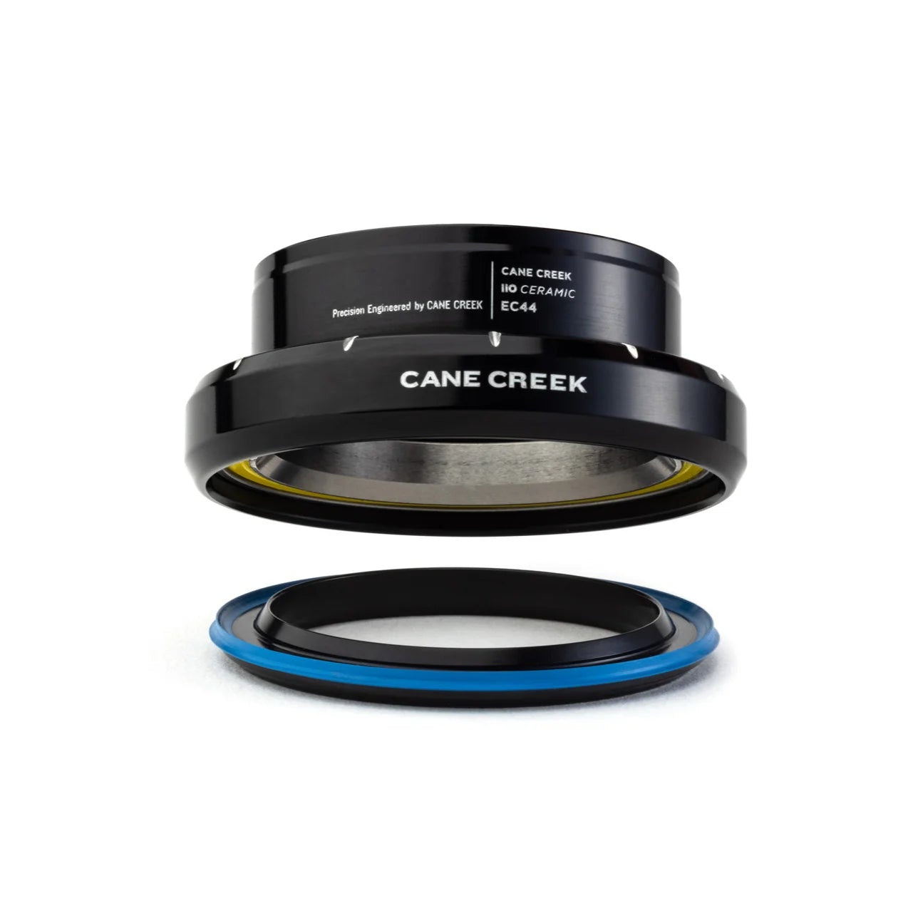 Headset CANE CREEK 110 Ceramic Tapered, 1 1/8"-1.5", ZS44/28.6/H8 | EC44/40/H12, czarny/srebrny