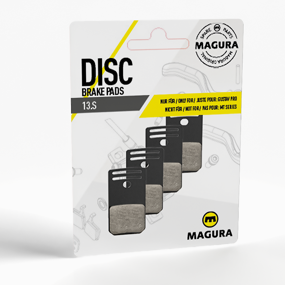 MAGURA GUSTAV PRO 13.S Organiczne płytki krwi (opakowanie 4 szt.)