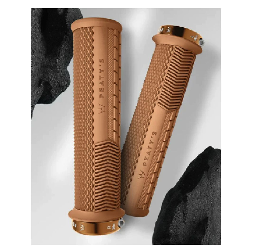 PEATY'S MONARCH KNURL Gripy brązowe