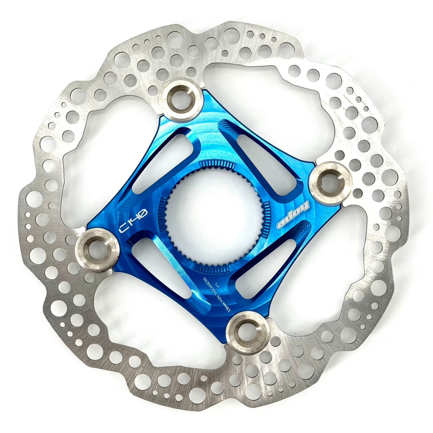 HOPE Center Lock Floating Disc Blue