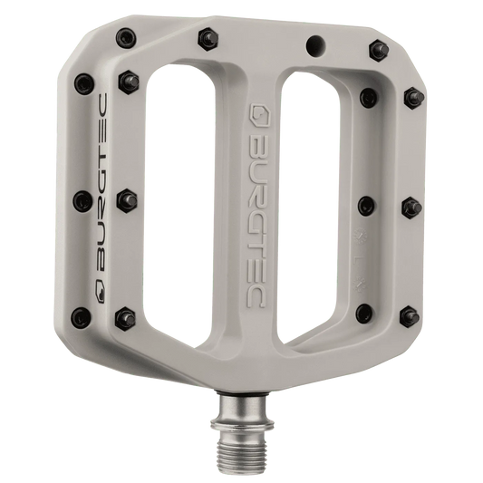Płaskie pedały BURGTEC MK4 Composite Nase Grey