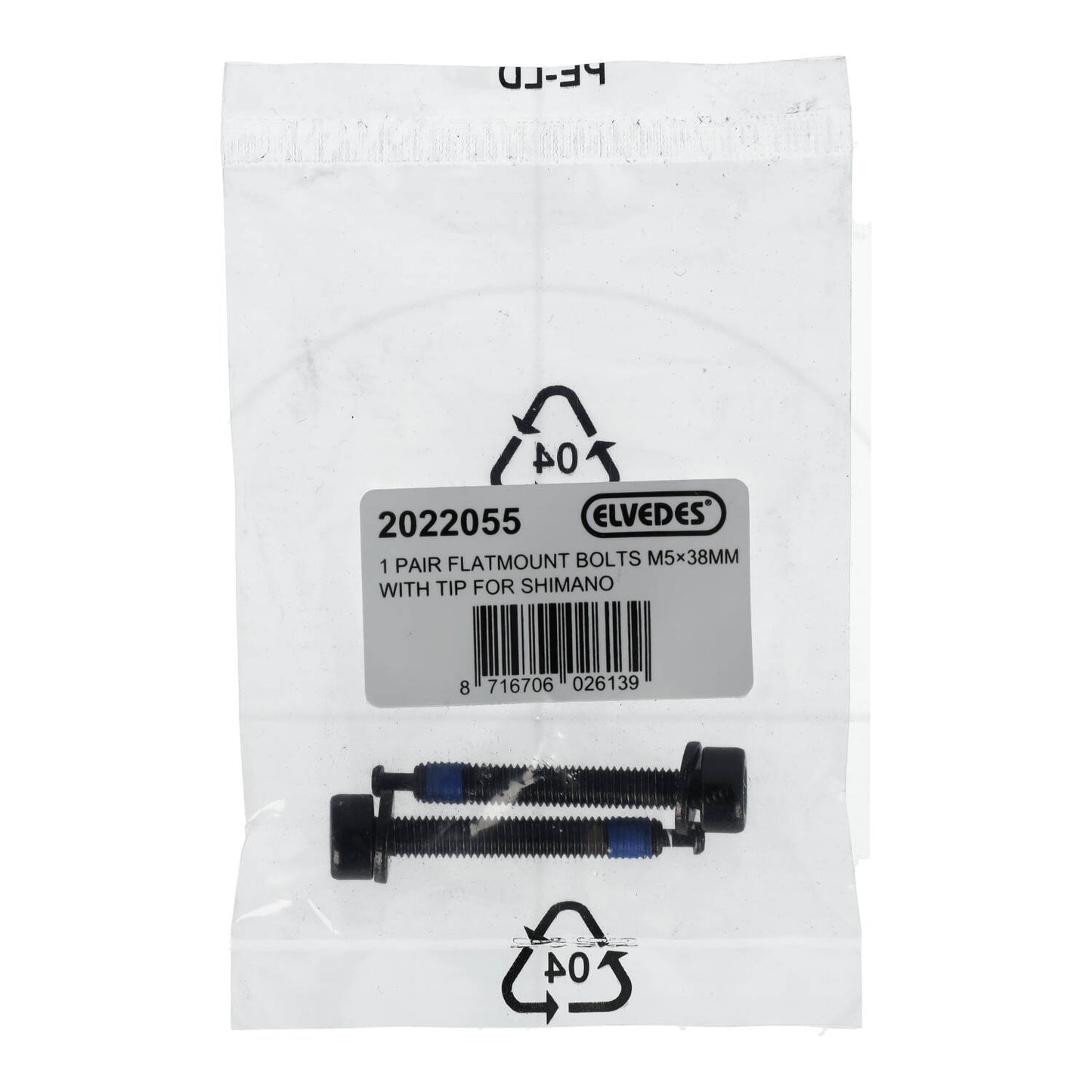 ELVEDES FM Śruba montażowa zacisku tylnego Shimano M5x38 typ C