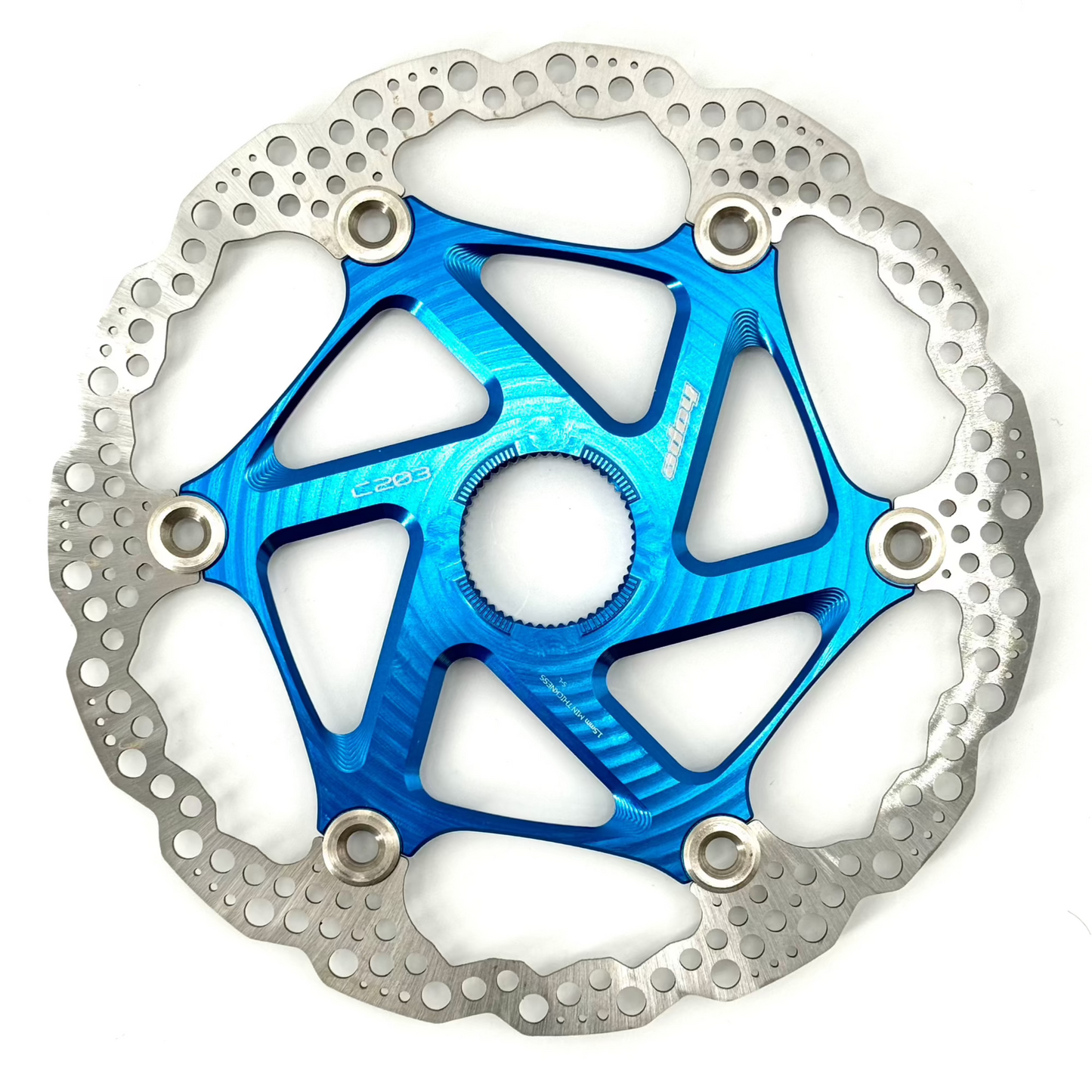 HOPE Center Lock Floating Disc Blue