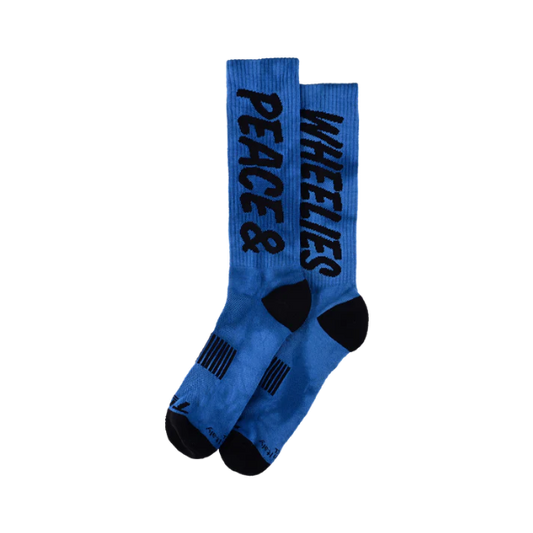TROY LEE DESIGNS PERFORMANCE PEACE & WHEELIES Skarpety niebieski