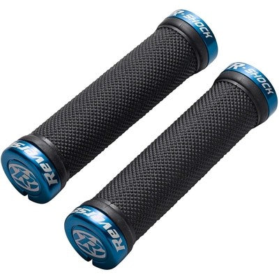 REVERSE COMPONENTS R-SHOCK Lock-On Black/Blue Grips