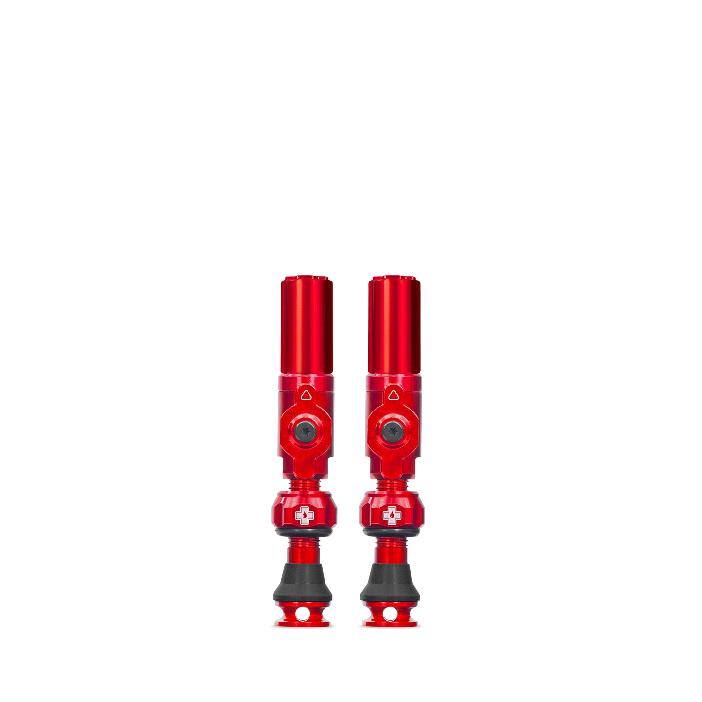 Zawory bezdętkowe MUC-OFF Big Bore Hybrid (Schrader) Small Red