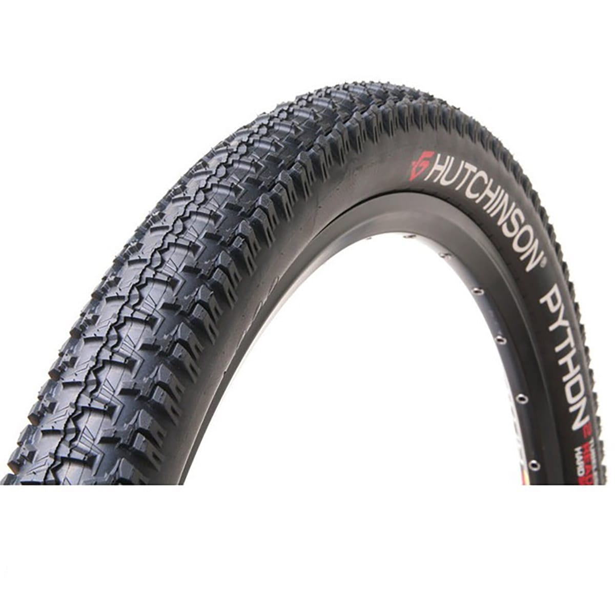HUTCHINSON PYTHON 2 26x2.25 Sideskin Bi-Compound Tubeless Ready Miękka opona w kolorze czarnym