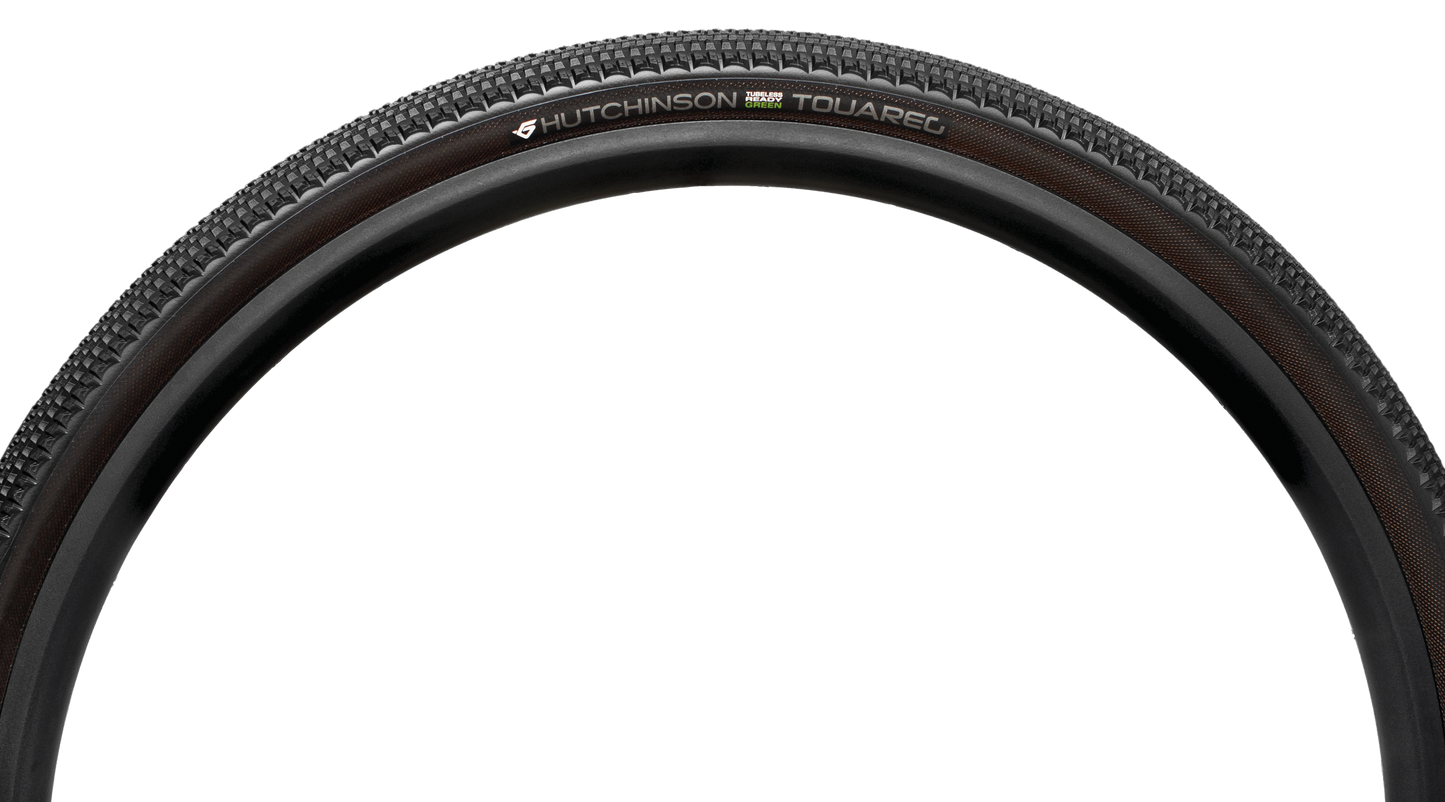 HUTCHINSON TOUAREG GREEN 700x40c Wzmocniona opona Hardskin Tubeless Ready Czarna