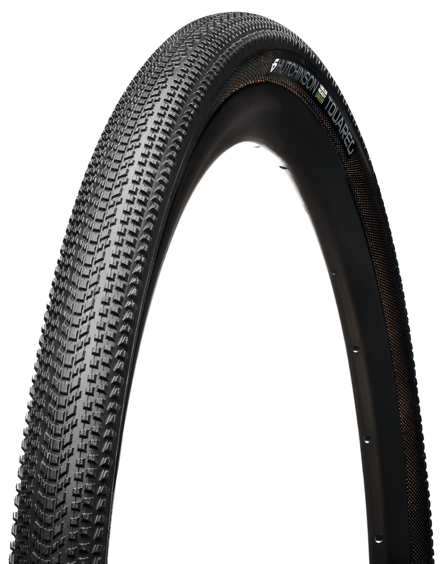 HUTCHINSON TOUAREG GREEN 700x40c Wzmocniona opona Hardskin Tubeless Ready Czarna