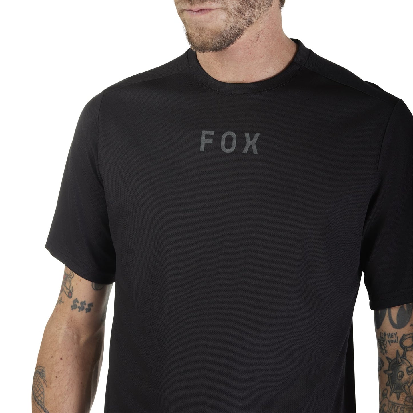 Koszulka z krótkim rękawem FOX RANGER WORDMARK czarny 2025