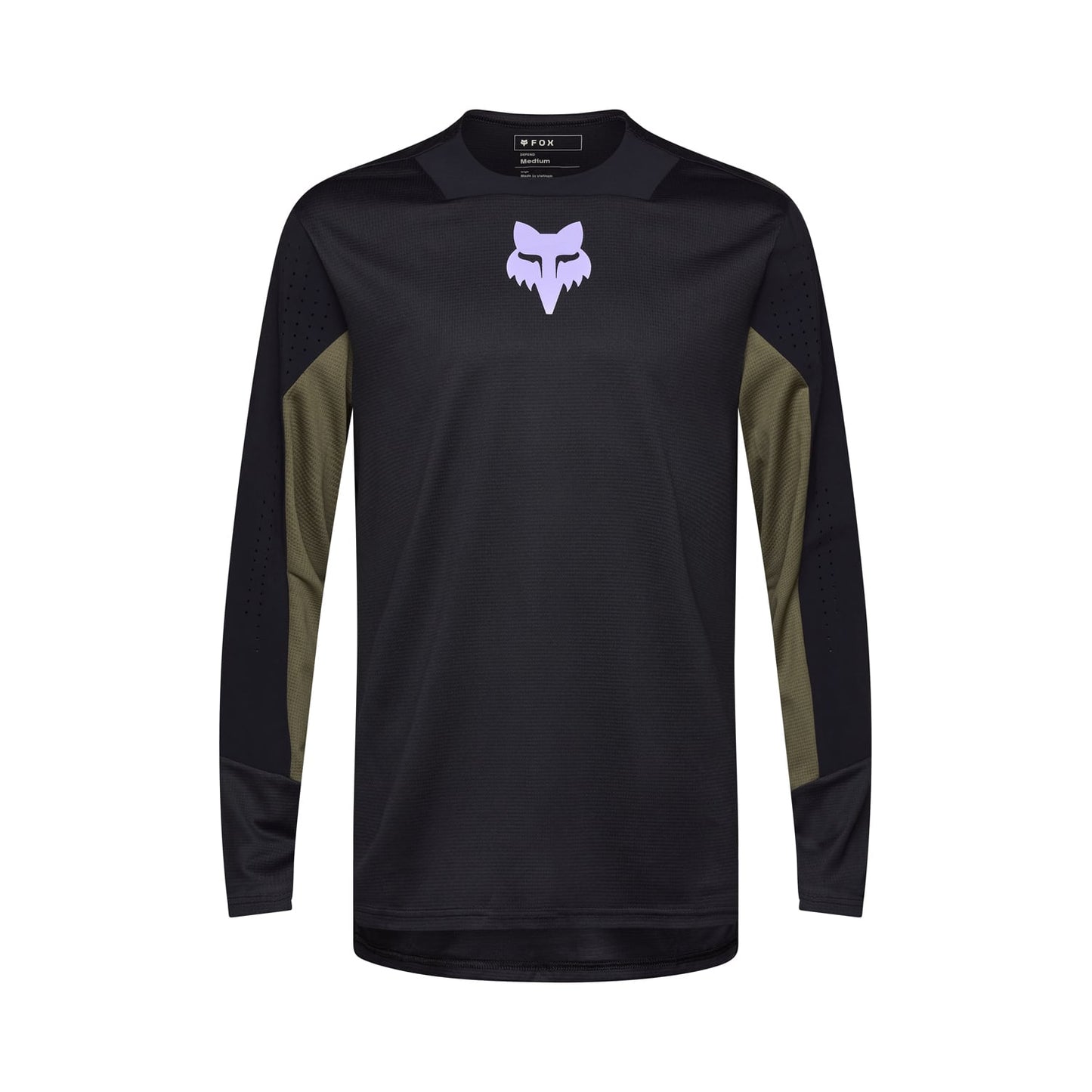 FOX DEFEND PARK Long Sleeve Jersey Black 2025