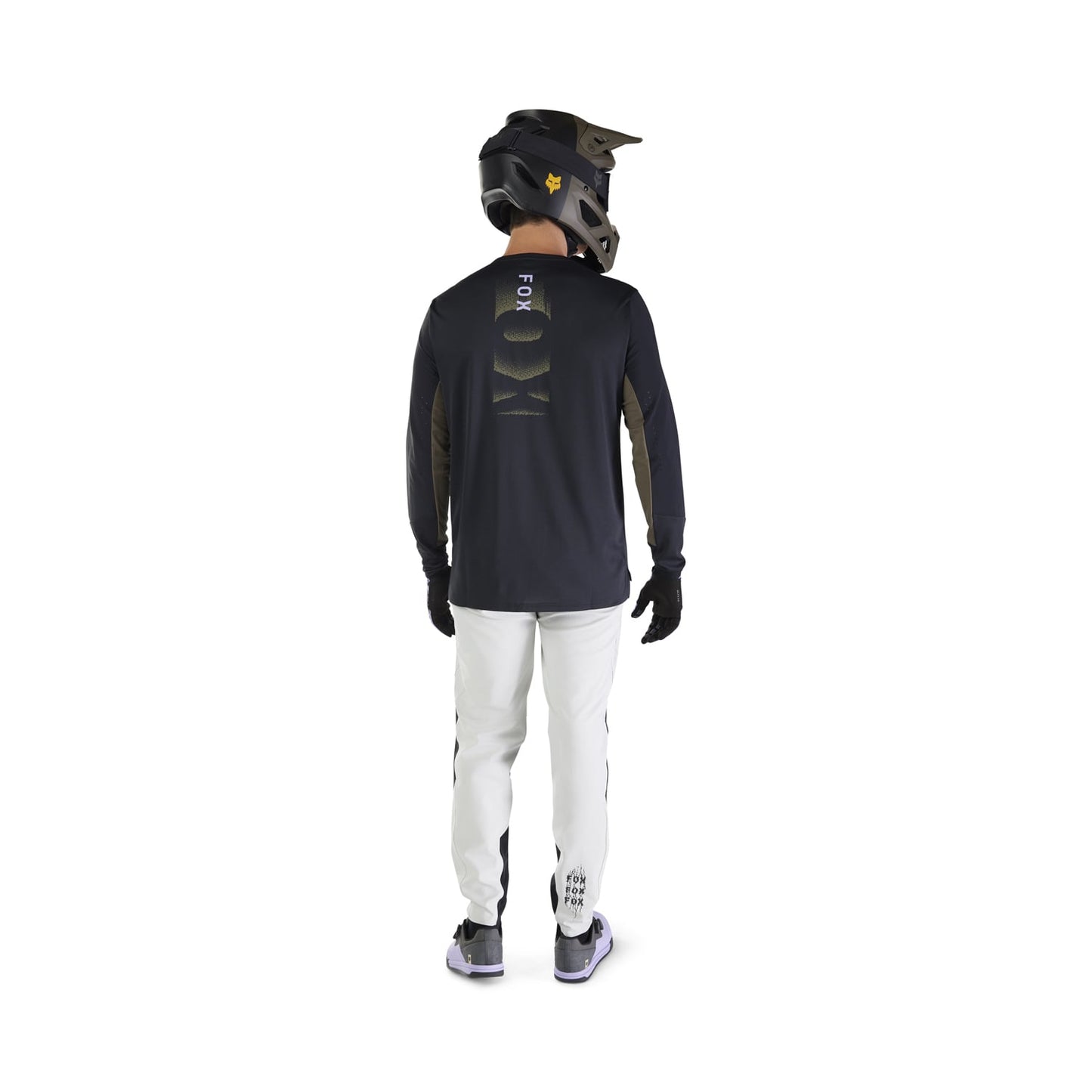 FOX DEFEND PARK Long Sleeve Jersey Black 2025