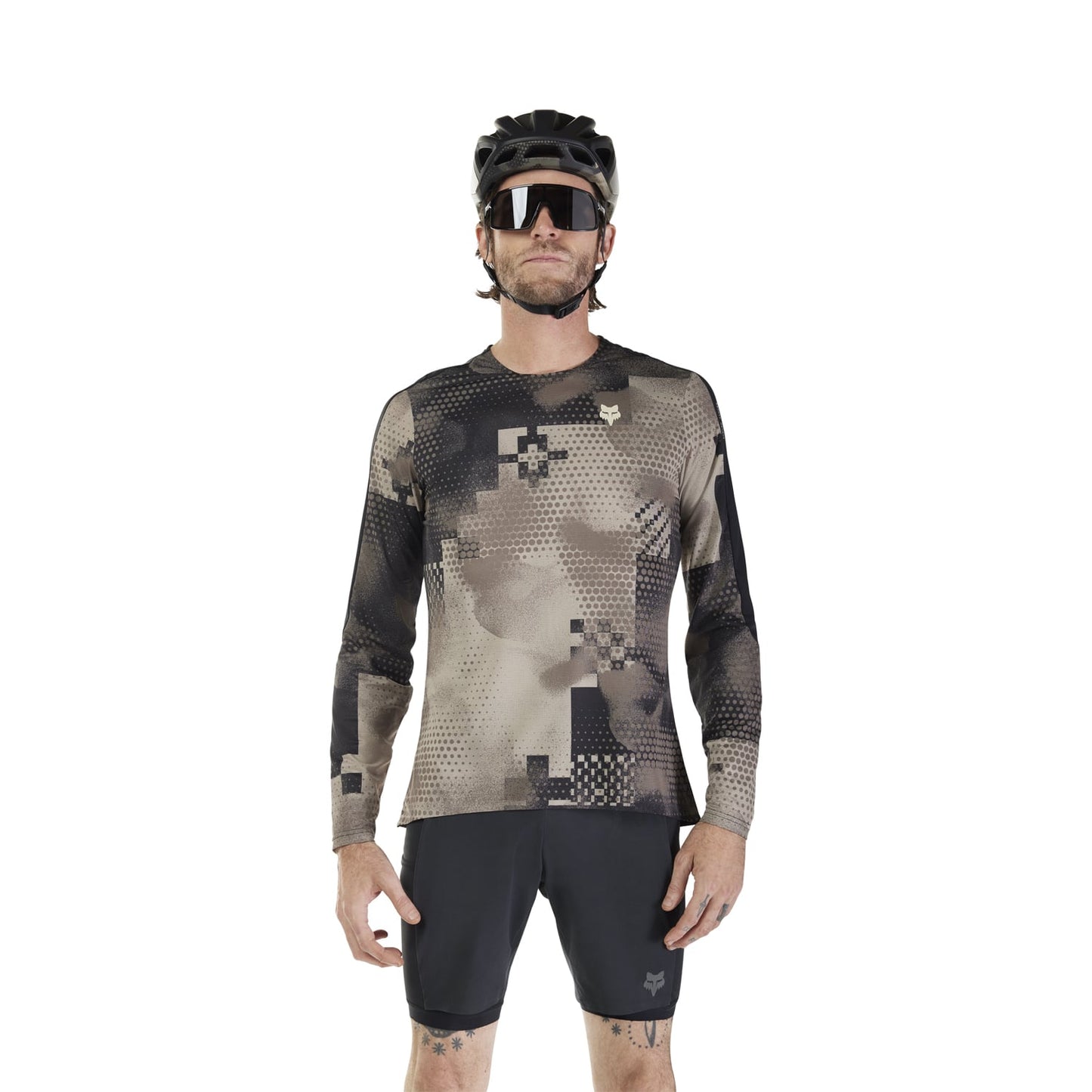 FOX FLEXAIR ASCENT PULSE Long Sleeve Jersey Black 2025
