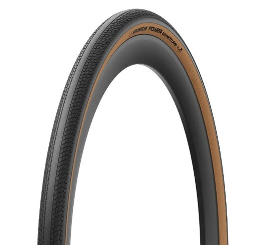 Opona MICHELIN POWER ADVENTURE Competition Line 700x36c Tubeless Ready Brown