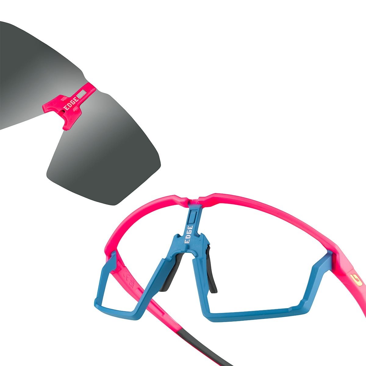 Gogle JULBO EDGE Fluorescent Pink/Spectron 3 Smoke