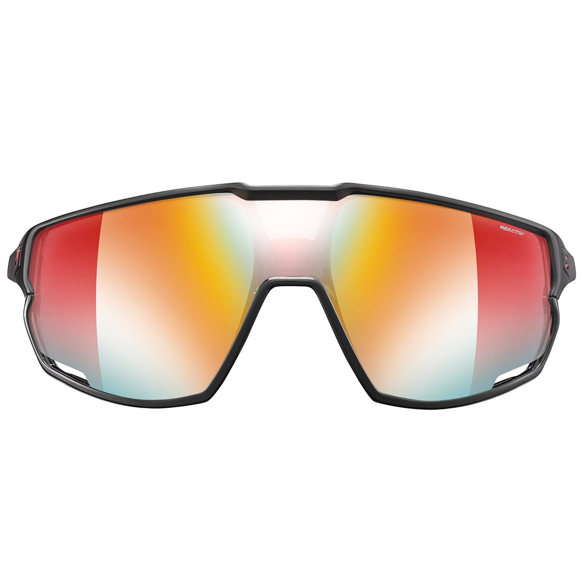 Lunettes JULBO RUSH Noir Mat/Noir Brillant Reactiv Jaune/Marron