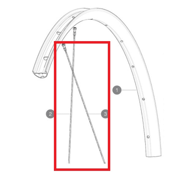 ZESTAW 12 TYLNYCH SZPRYCH MAVIC CROSSONE/CROSSRIDE FTSX/AKSIUM DISC 9 I DISC ALLROAD 12 294 MM